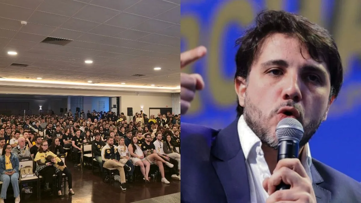 Em SC, Renan Santos endurece discurso contra Brasília e cobra investimentos em estradas e ferrovias