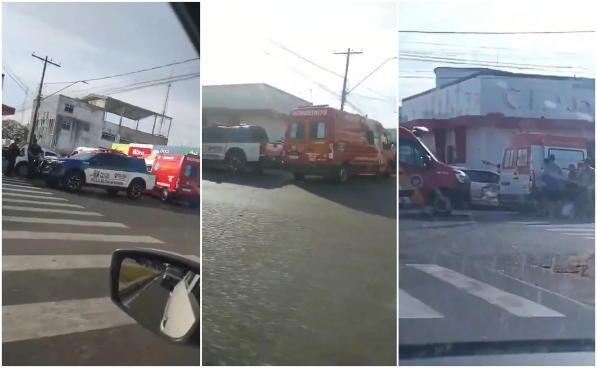 Carro avança preferencial e deixa homem e quatro adolescentes feridos em Boa Vista