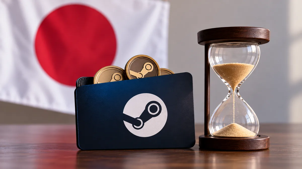 Créditos na carteira do Steam começarão a ter validade de seis meses no Japão