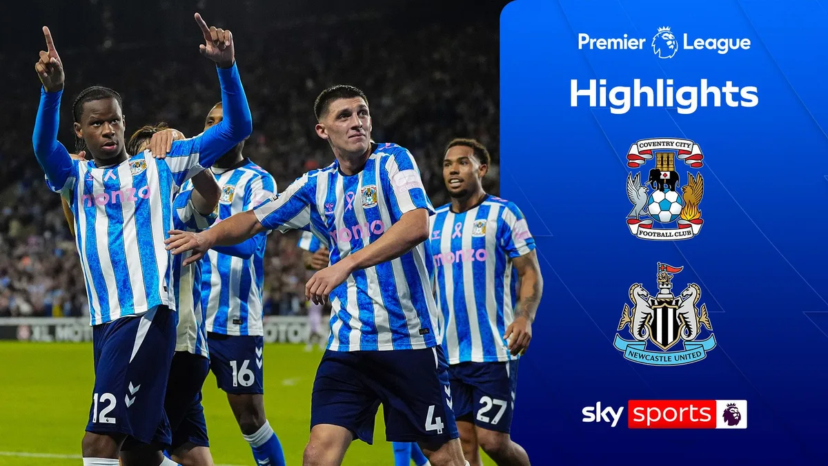 Coventry stun Newcastle in game of spectacular goals!