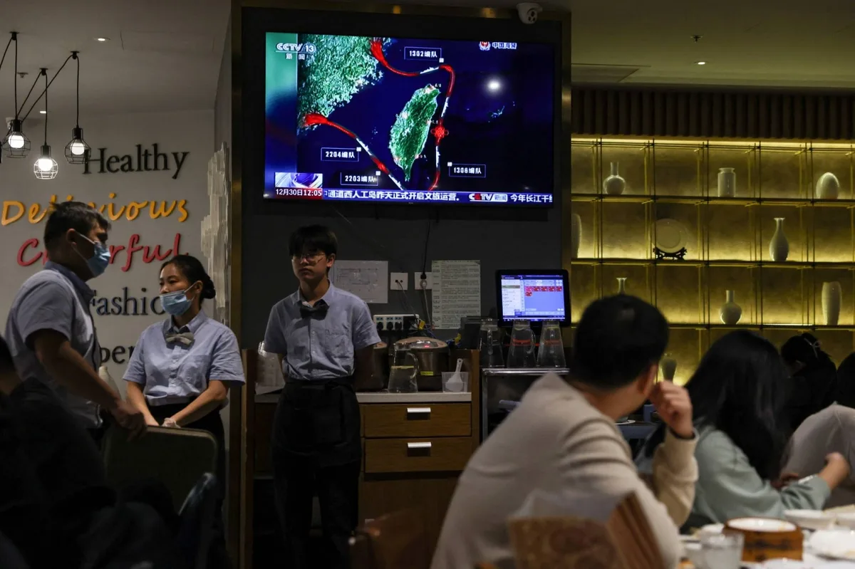 With eyes on blockade, China tests boosted presence east of Taiwan: study