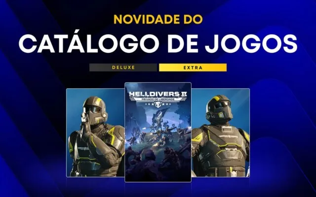Helldivers 2 entra para o catálogo da PS Plus, junto com novo update