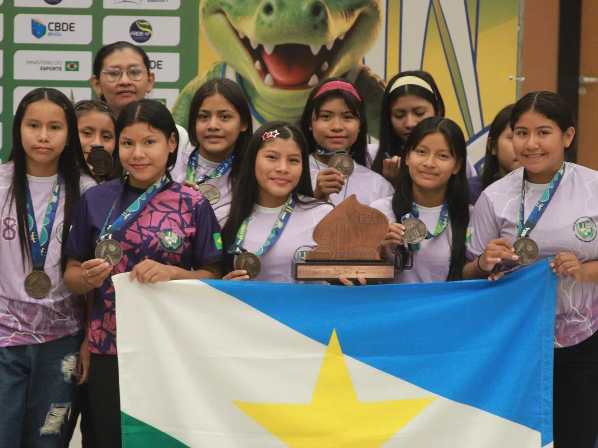 Roraima conquista bronze no futsal feminino dos JEB’s Sub-14