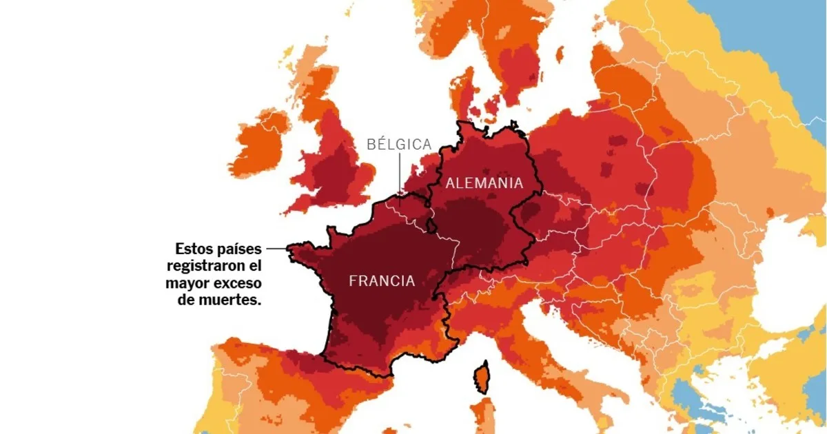 En una semana, durante la ola de calor récord en Europa, las muertes aumentaron en 16.000