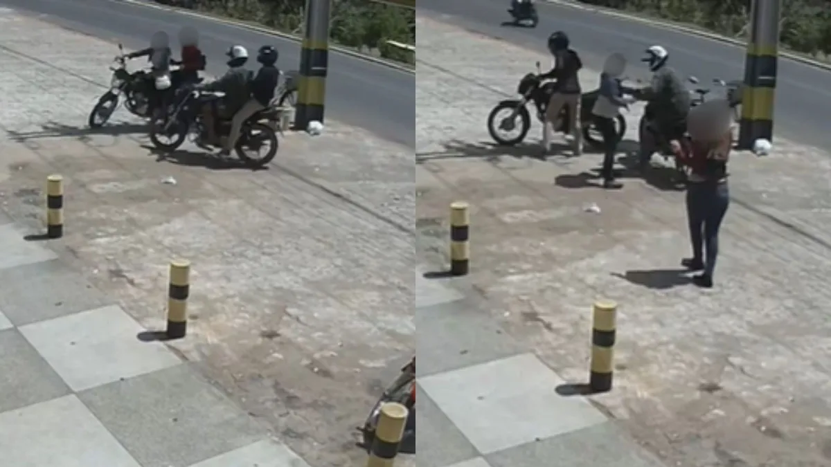 VÍDEO: Dupla assalta duas mulheres e rouba motocicleta no PI; polícia faz buscas