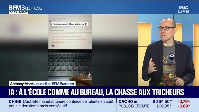 Culture IA : IA, à l'école comme au bureau, chasse aux tricheurs, par Anthony Morel - 01/09