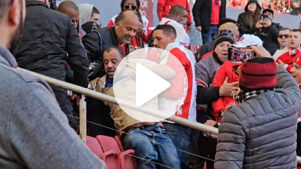 VÍDEO: Santista infiltrado é agredido e retirado do Beira-Rio durante jogo com o Internacional