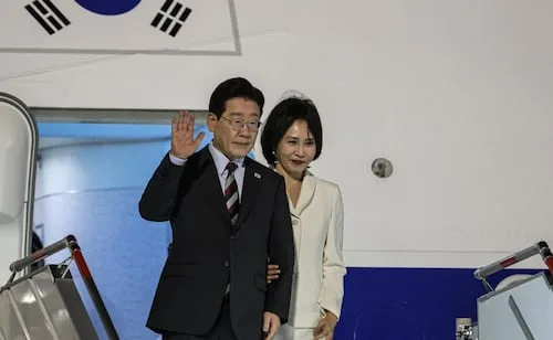 Lee Jae-Myung, presidente de Corea llega a México; se reunirá mañana con Sheinbaum en Palacio Nacional