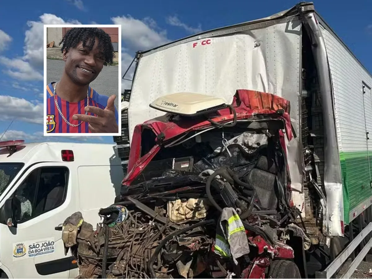 Identificado caminhoneiro morto em grave acidente com carretas e ambulância no interior de SP