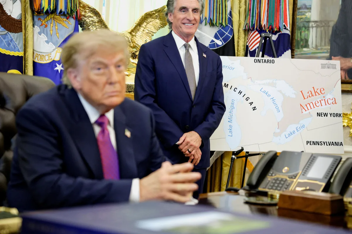 Trump assina ordem executiva para renomear Lago Ontário como Lago América: 'Agora só falta o Oceano'