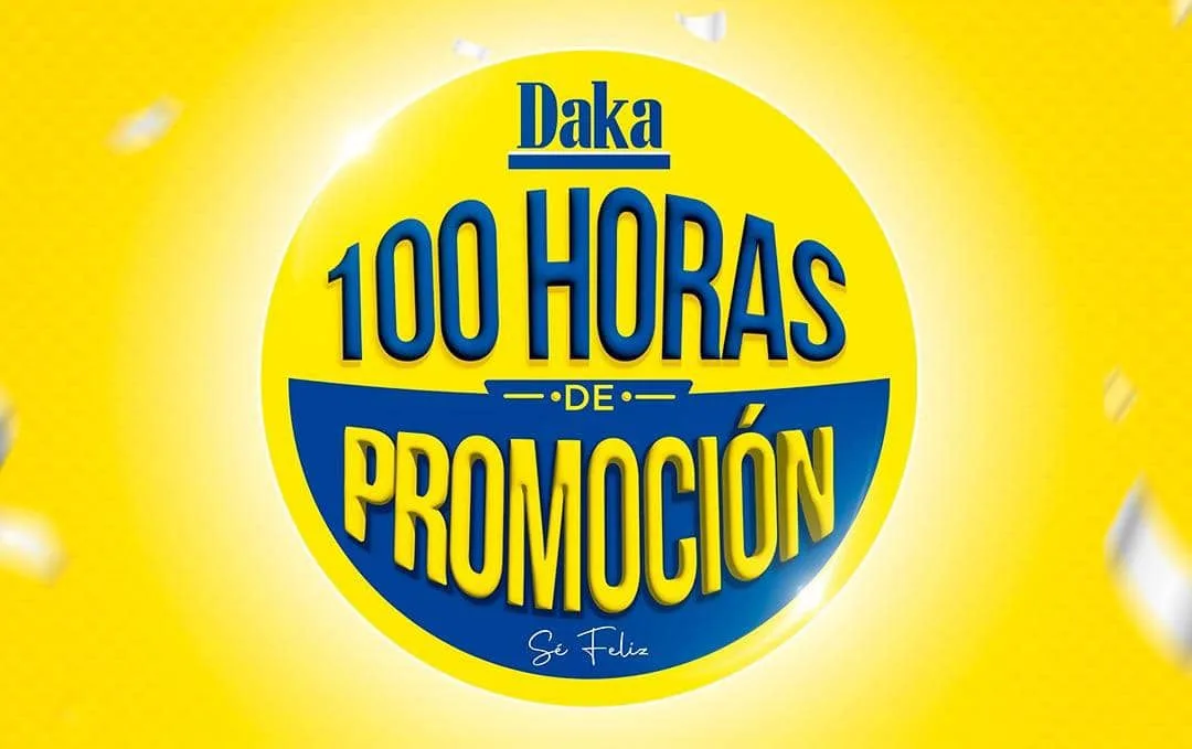 Tiendas Daka anuncia la 5ta edición de la promoción de las «100 Horas»