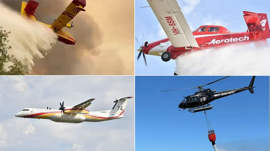 EN IMAGES - Canadair, Dash, Air Tractor, A400M, Chinook : quels engins voit-on passer dans le ciel lors d'un incendie ?