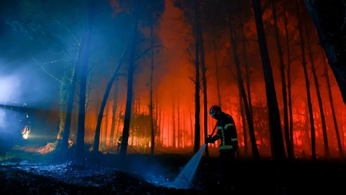 Dans les Landes, un incendie qui a « progressé vite » a déjà détruit 600 hectares