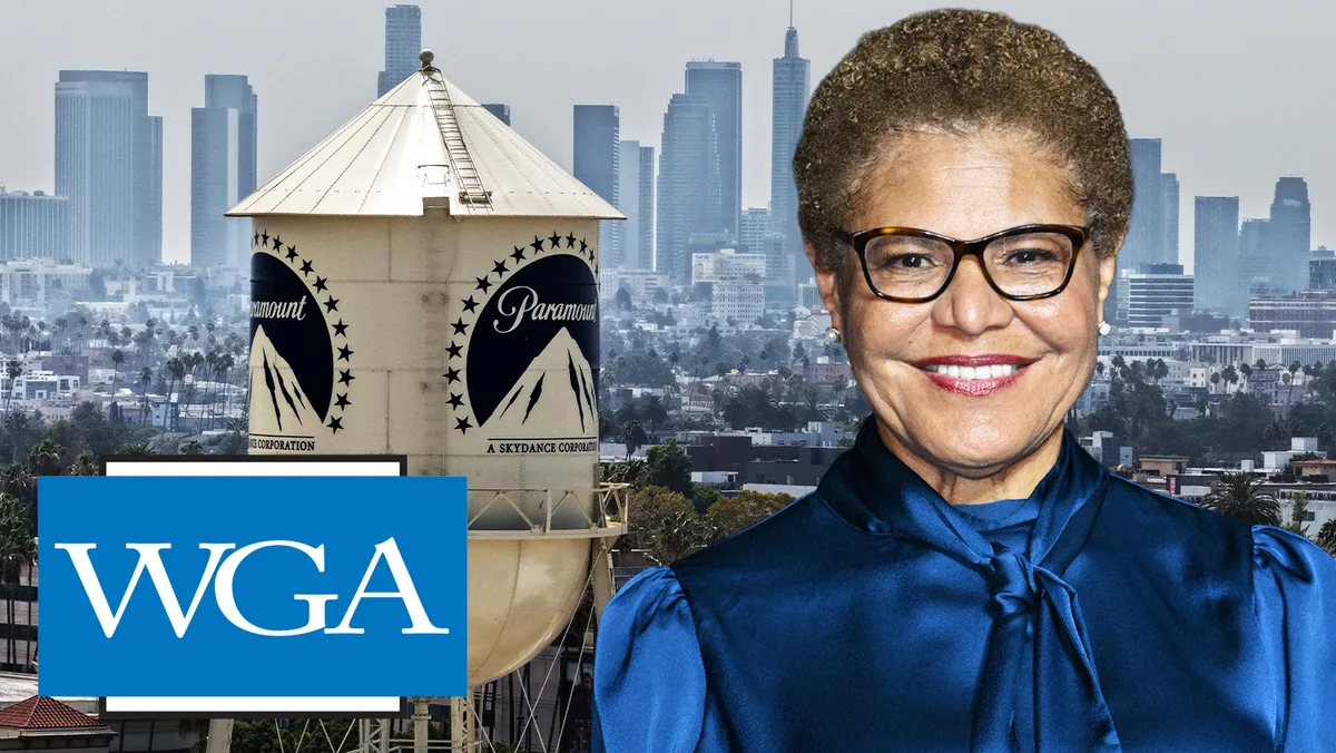 WGA Rips L.A. Mayor Karen Bass For Supporting “False Choice” In Paramount-WBD Merger Tangle