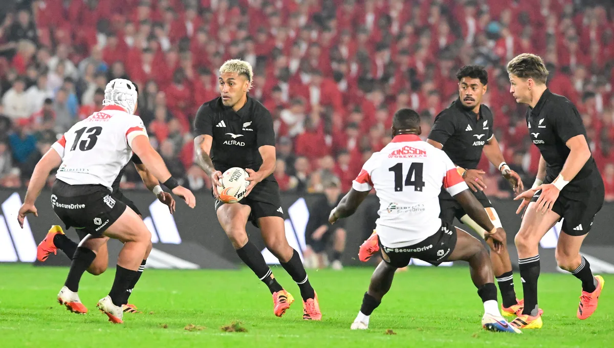 ELLIS PARK THRILLER: Seven-try All Blacks survive Lions scare to remain unbeaten on tour