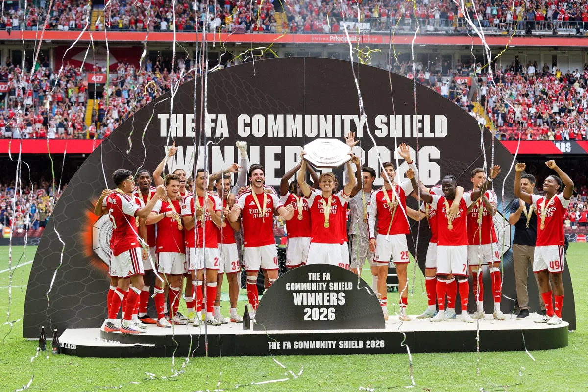 Arsenal pasó por encima del Manchester City para llevarse la Community Shield