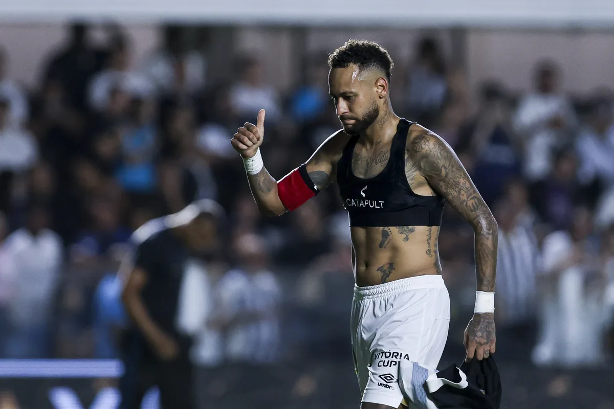 O recado de Neymar após eliminação do Santos