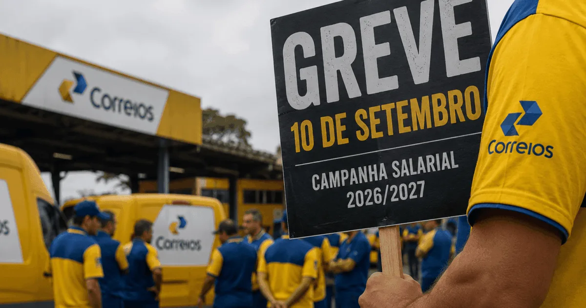 Trabalhadores dos Correios aprovam indicativo de greve para 10 de setembro