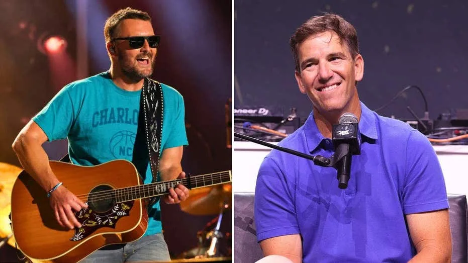 Eric Church spills Eli Manning's embarrassing fishing secret while out on the water with Randy Moss