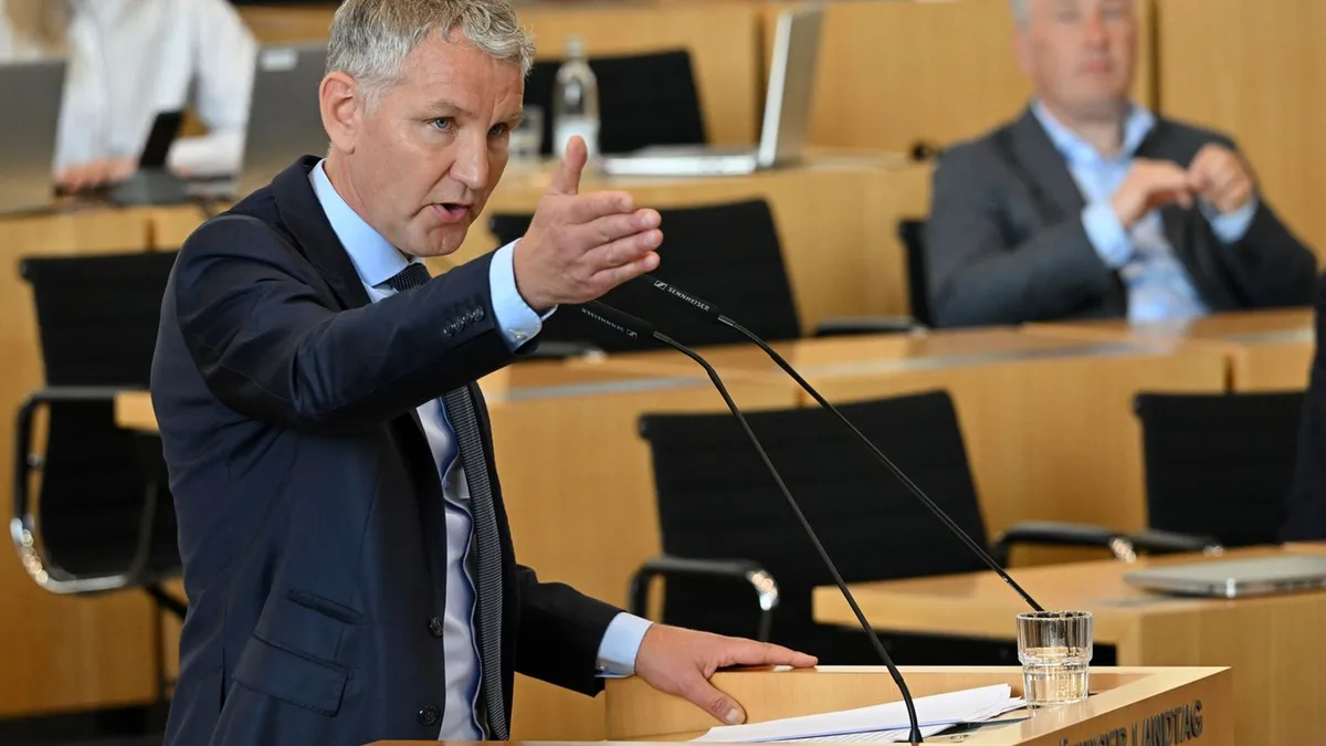 Thüringer Landtag: Wohl nur AfD-Stimmen für Höcke-Kandidatur im Landtag