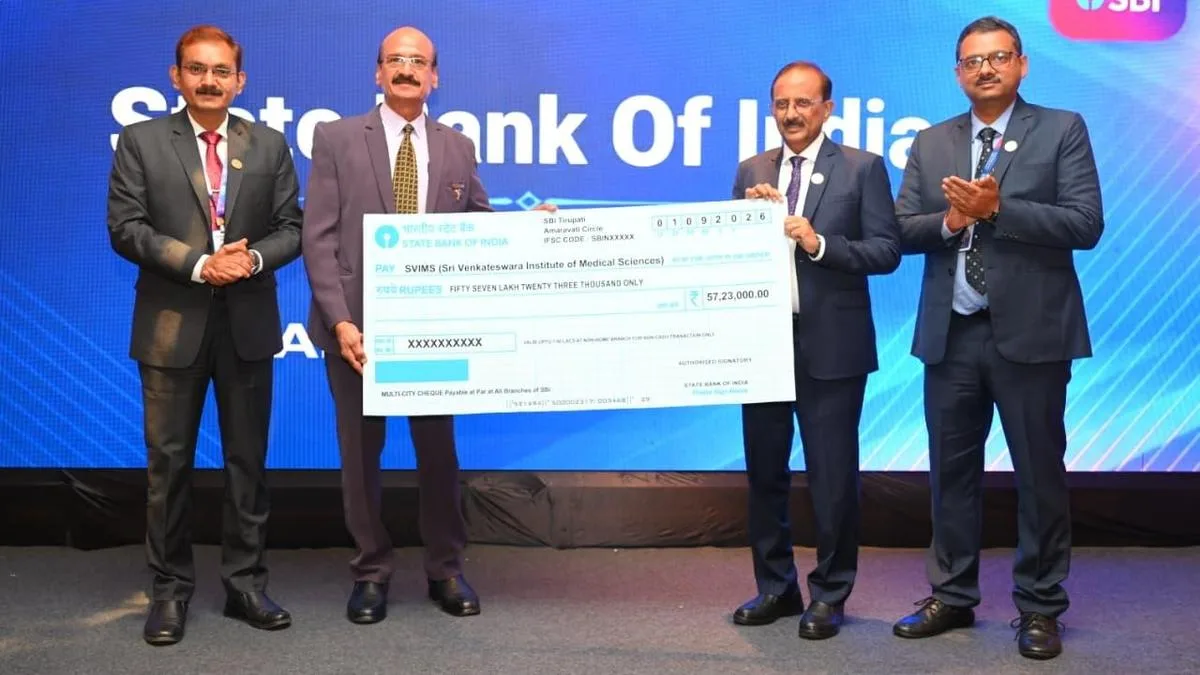SBI funds healthcare, green mobility initiatives under CSR in Tirupati