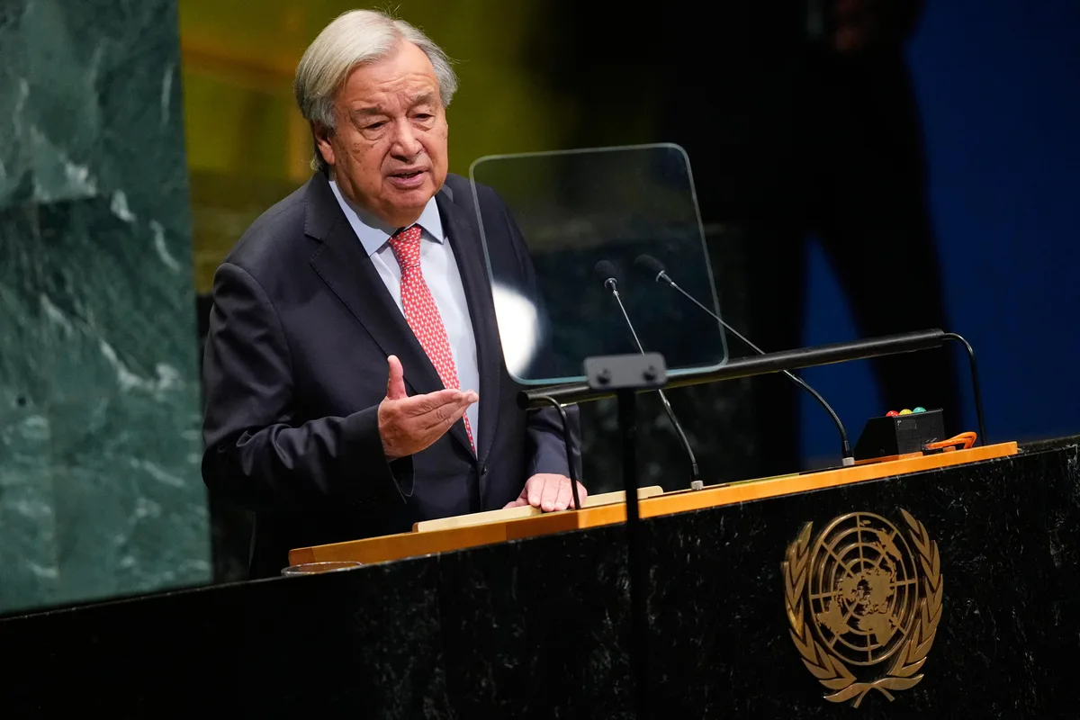 En su último discurso en la ONU, Guterres resalta cuatro desafíos para el futuro; la guerra, la desigualdad, la crisis climática y la IA