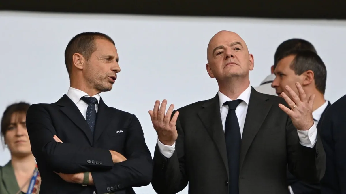 Uefa chief Ceferin rules out Fifa presidency bid but claims Infantino could face challenger
