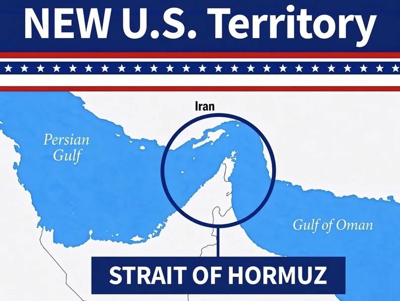 Trump declara Estreito de Ormuz "novo território dos EUA"