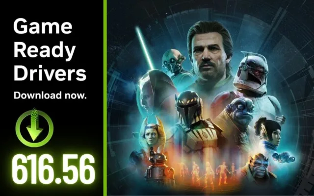 NVIDIA libera driver GeForce 616.56 com suporte Game Ready para novos Star Wars e Plague Tale