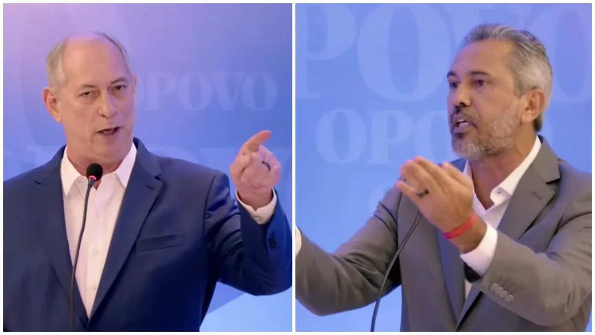 Debate para o governo do Ceará tem troca de acusações e ataques diretos entre Ciro Gomes e Elmano de Freitas