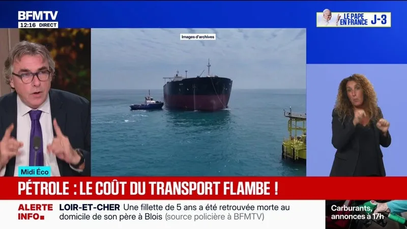 MIDI ÉCO - Pétrole: le coût du transport par supertanker flambe lui-aussi