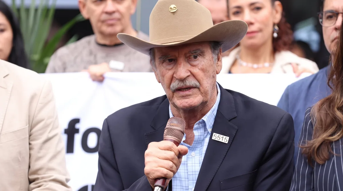 Vicente Fox insulta a Sheinbaum durante visita a Sinaloa: “Que enojado vengo”