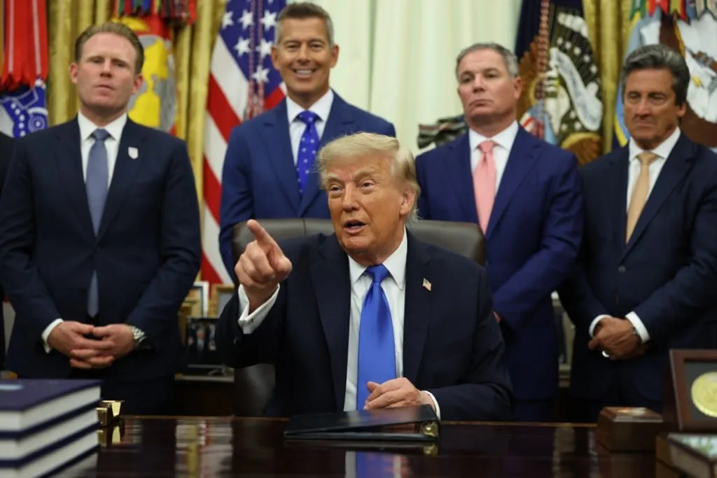 Trump dice que Delcy Rodríguez quiere elecciones, pero cree que “Venezuela no está preparada”