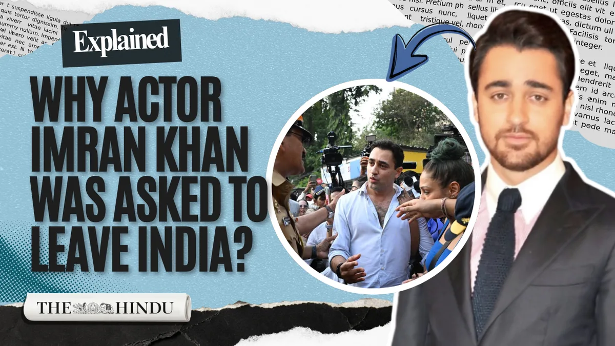 Actor Imran Khan asked to leave India, days after protesting in Mumbai against CEC Gyanesh Kumar