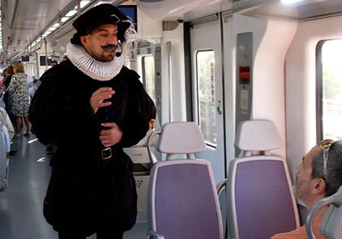 Un viaje ida y vuelta en el Tren de Cervantes para descubrir Alcalá de Henares