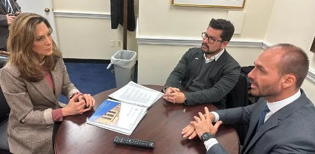 Paulo Figueiredo doou a deputada dos EUA autora de lei contra Moraes