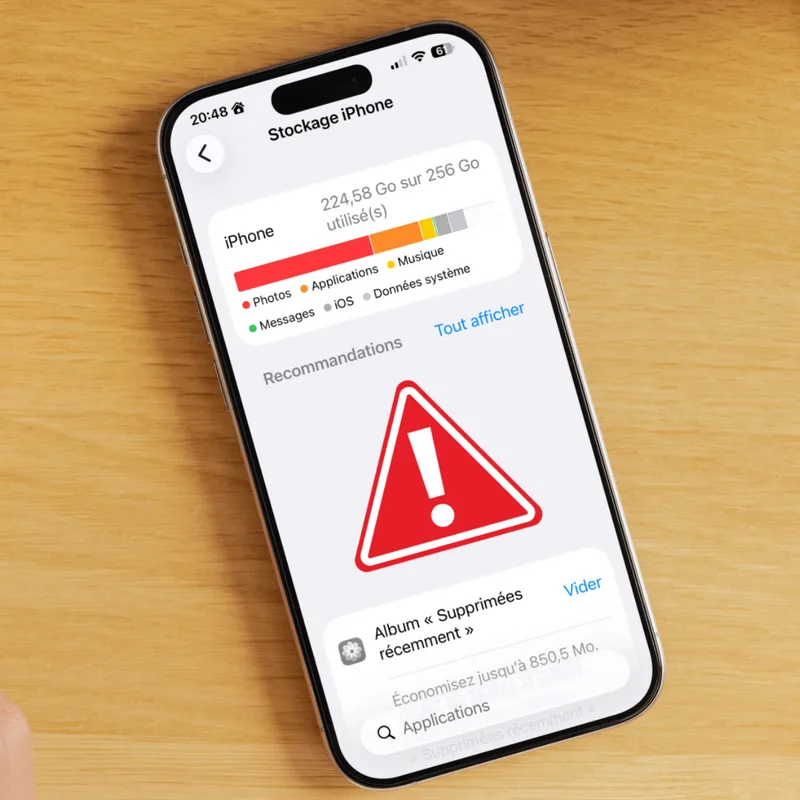Actualité : “Stockage presque saturé” sur iPhone : j'ai 8 astuces parfaites pour libérer de l’espace rapidement