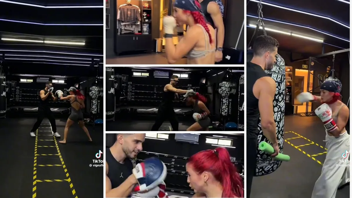 Flor Vigna y sobrino de Yahir desatan rumores de romance tras entrenar juntos
