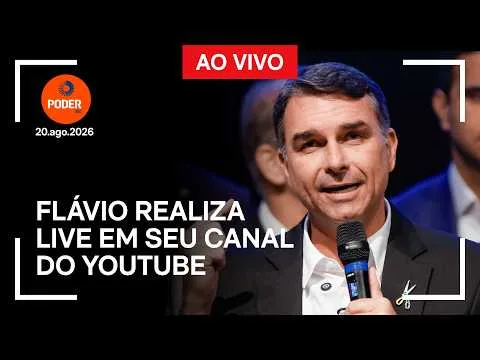 Ao vivo: Flávio realiza live em seu canal do YouTube