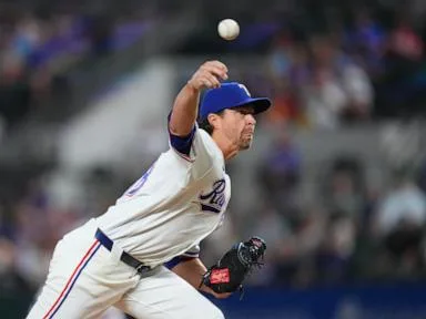 Jacob deGrom strikes out 8 to lead Rangers over Red Sox 4-2 in series between playoff contenders