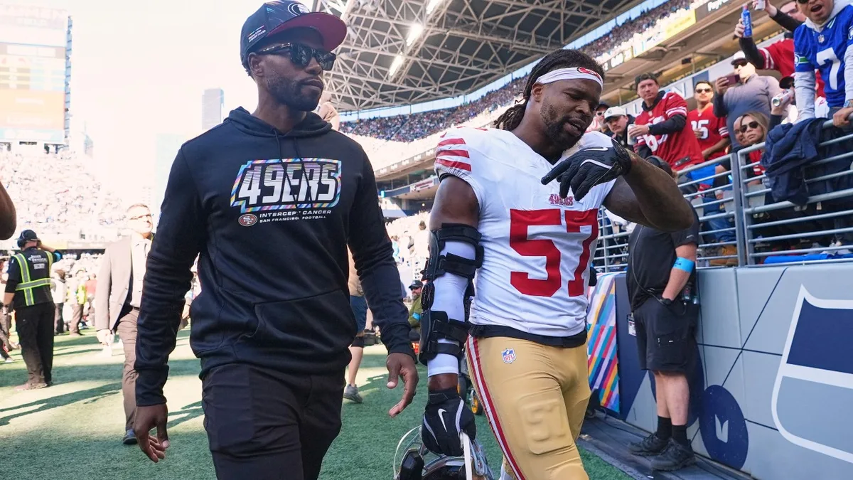 49ers’ Greenlaw ejected for head-butting Seahawks’ Jones