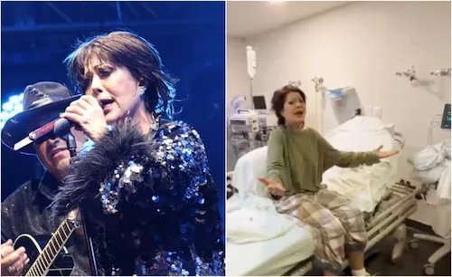 Alejandra Guzmán, de buen humor, luego de que le acomodaran la cadera: "ten cuidado con el corazón, con el titanio y todo lo demás", canta