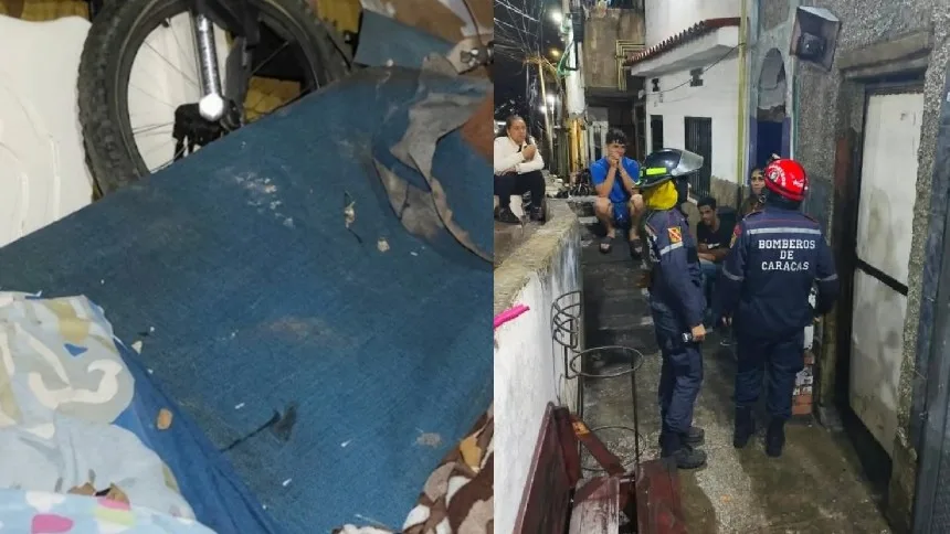 Tragedia en Macarao: Mujer falleció después de que una gran roca cayera sobre su vivienda