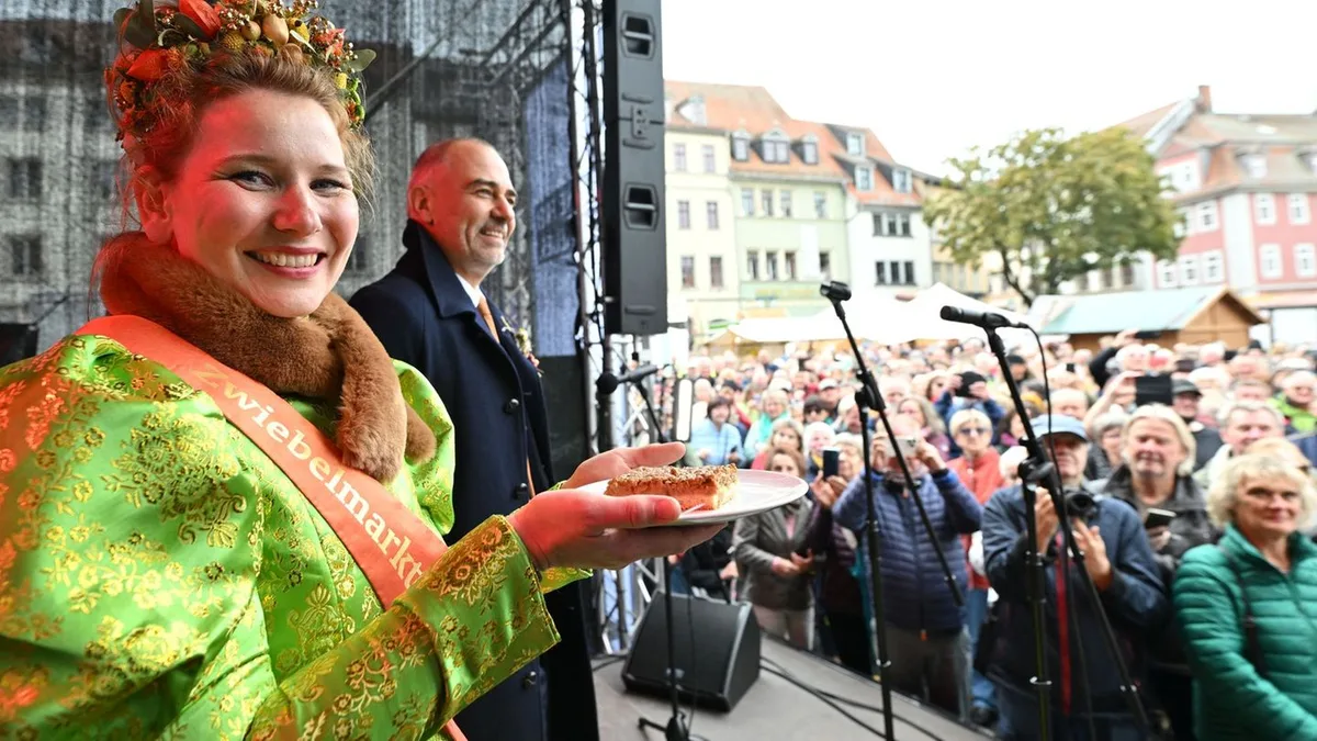 Volksfest: 150.000 Gäste beim Weimarer Zwiebelmarkt