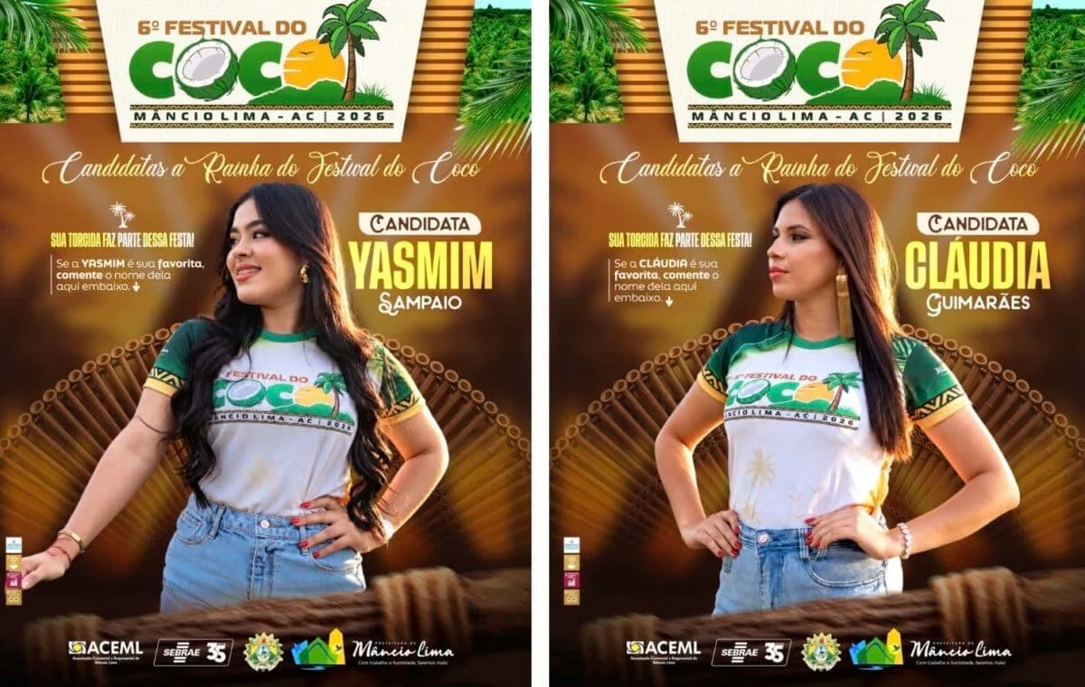 Festival do Coco terá 14 candidatos a Rainha e Rei da festa