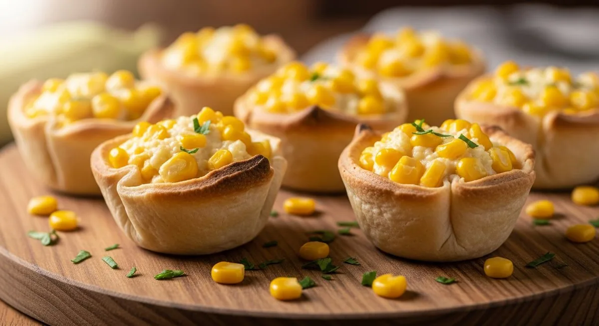 Receta de canastitas rellenas con choclo y queso, rápida y fácil