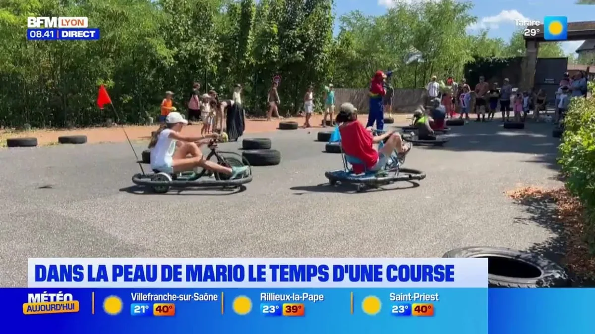 Idée sortie été : mettez-vous dans la peau de Mario le temps d'une course à Rochetaillée-sur-Saône