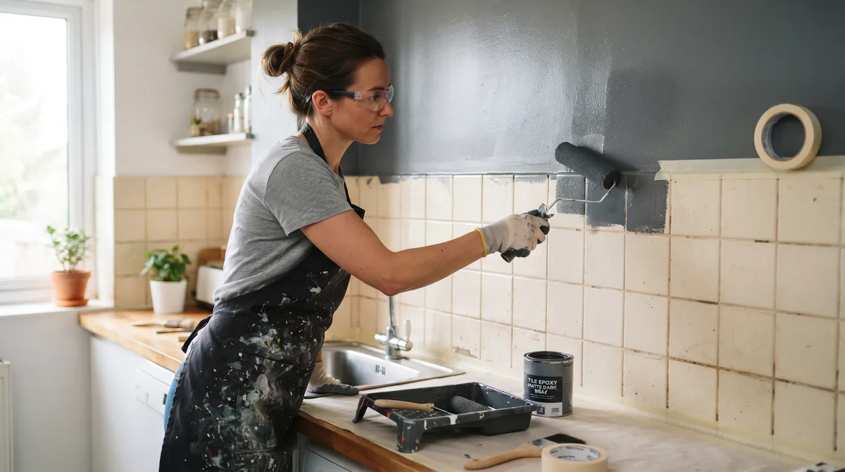 Quanto custa renovar azulejos antigos da cozinha com tinta epóxi em 2026 sem gerar entulho?