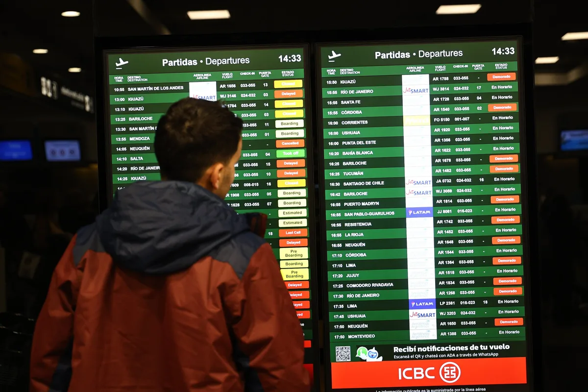 Comenzó el paro de trabajadores de ATE en los aeropuertos: se prevén complicaciones para volar