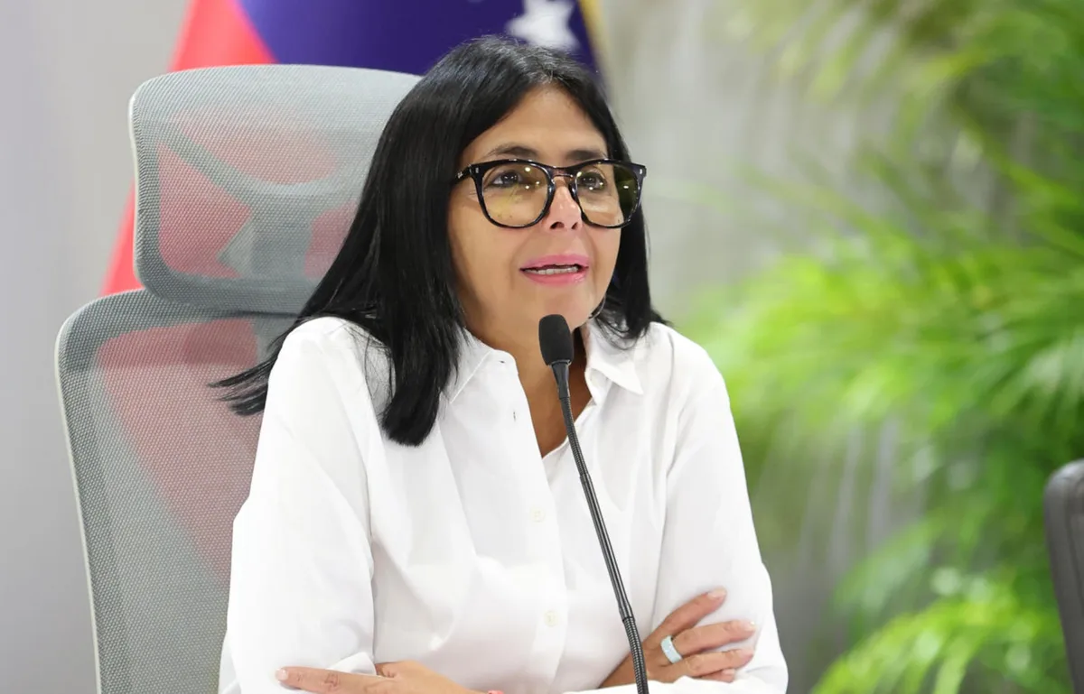 Delcy Rodríguez anuncia el inicio de la Navidad en Venezuela para el 1 de noviembre